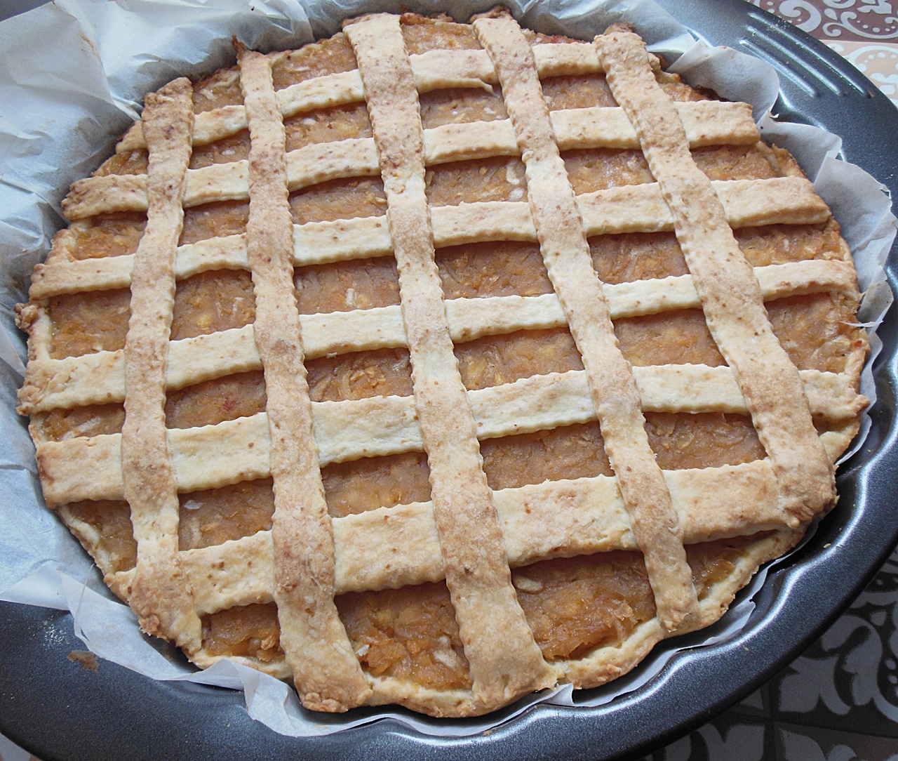 Tarta de toamna: cu mere, pere si gutui