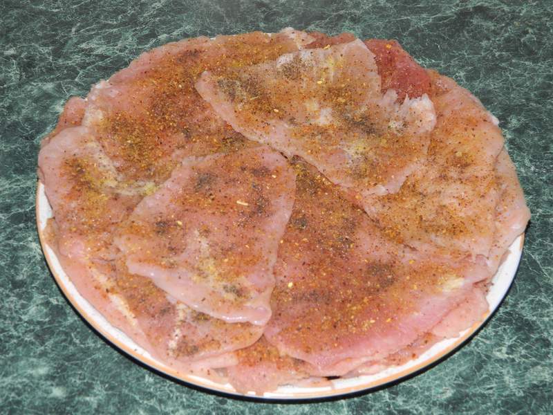 Snitele de porc crocante