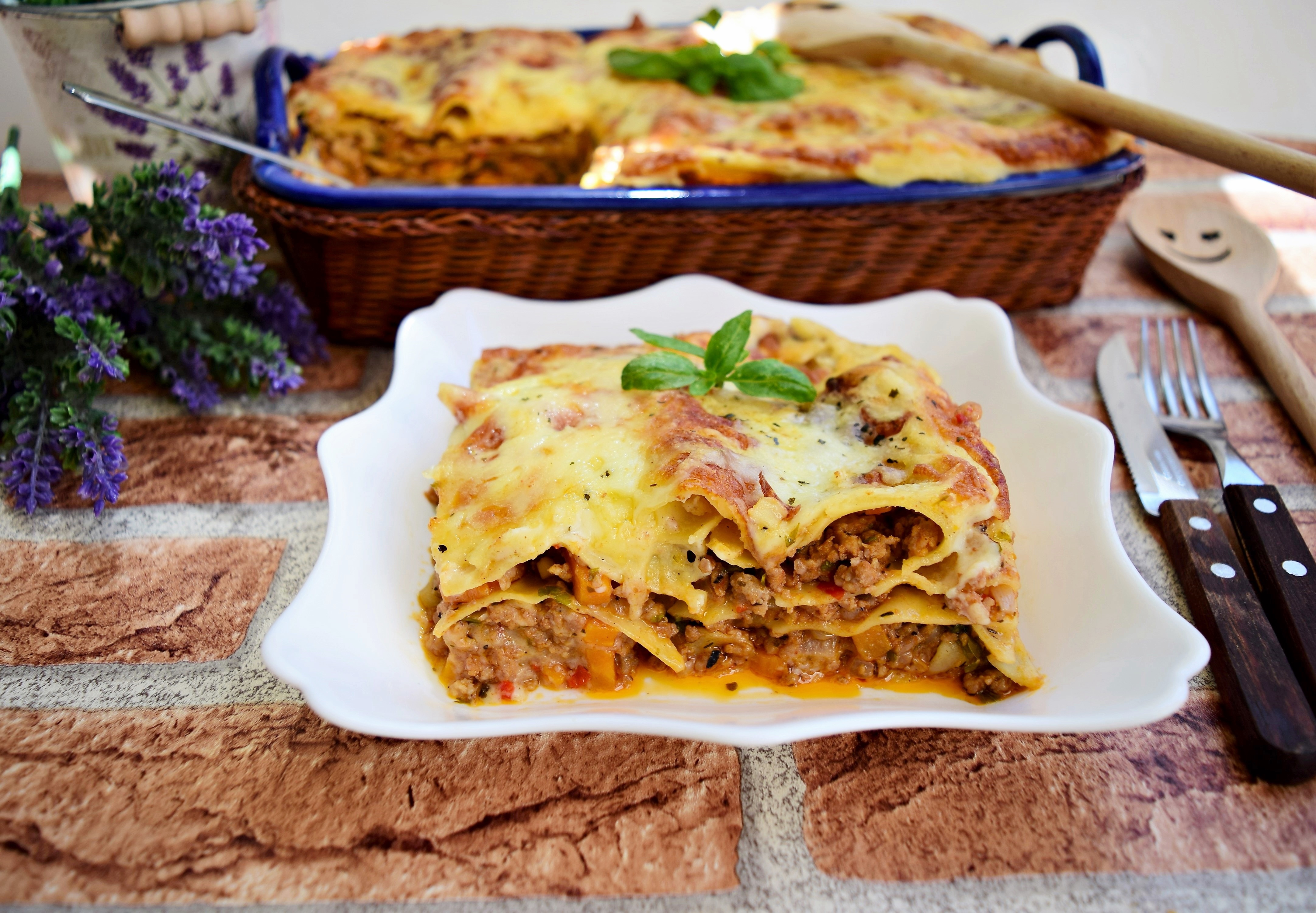 Lasagna cu carne de vitel