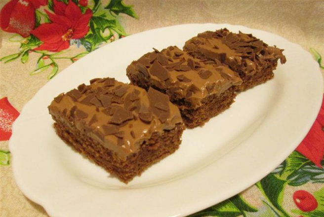 Brownie cu crema de ciocolata