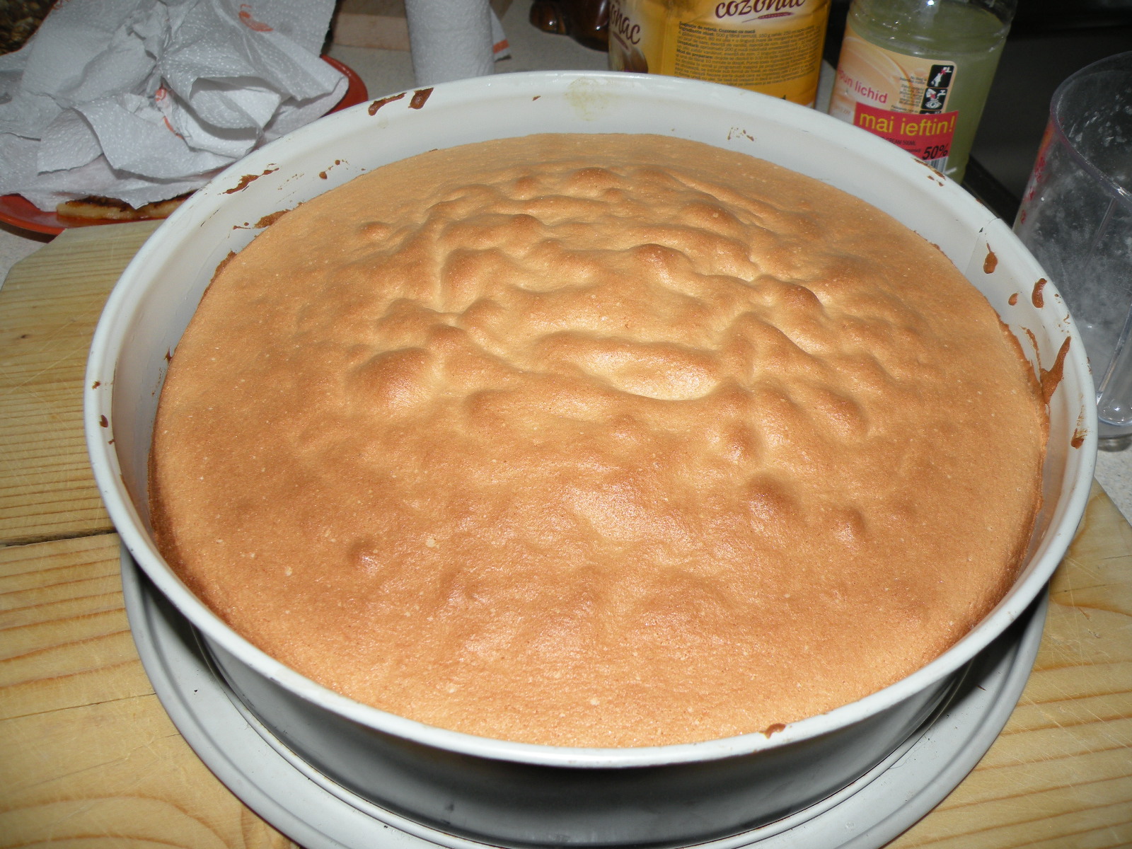 Desert tort de portocale cu mascarpone si frisca