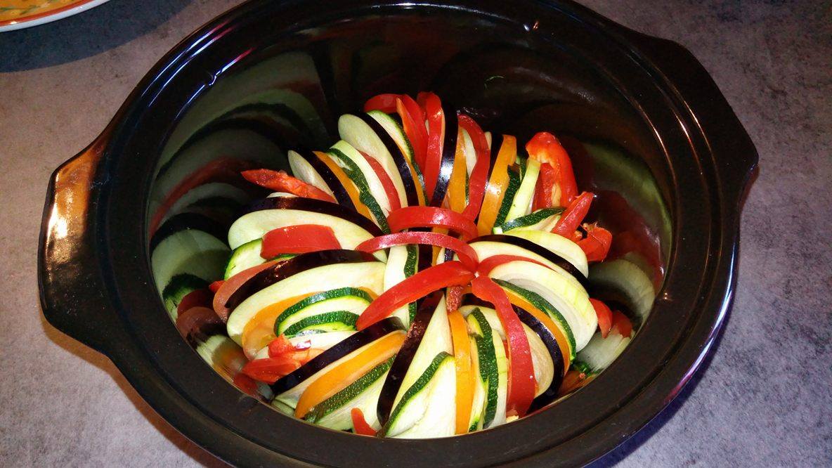 Ratatouille la slow cooker Crock-Pot