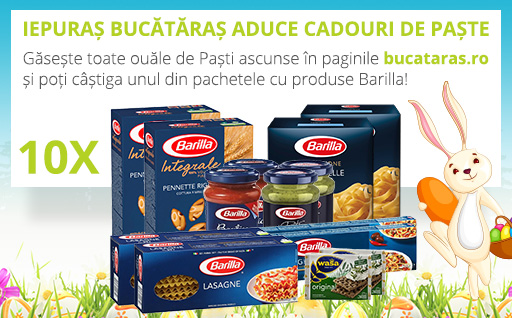 Iepuras Bucataras vine cu daruri: Castigatorii celor 10 seturi de bunatati de la Barilla