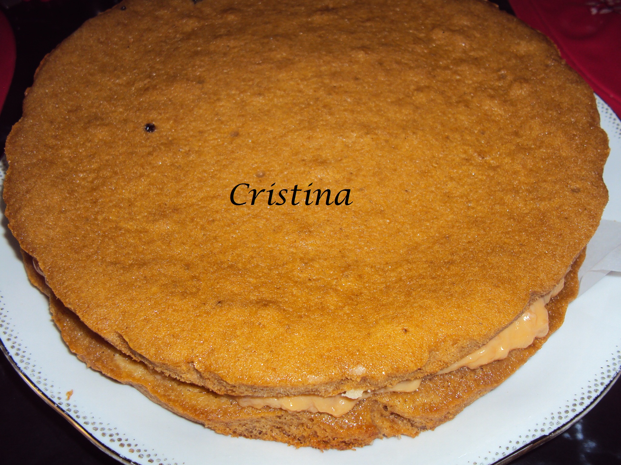 Desert tort cu crema de caramel