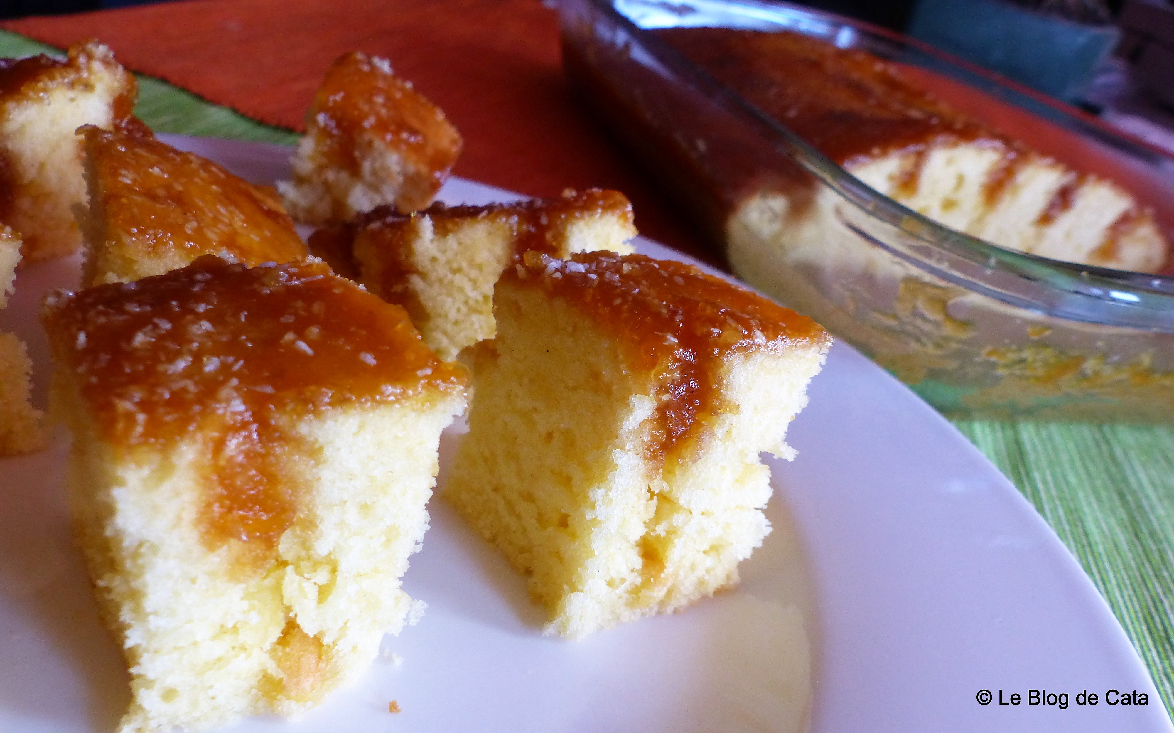 Desert prajitura cu gauri - Poke cake