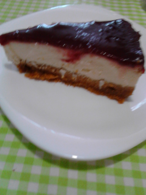 Desert cheesecake cu zmeura