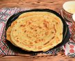 Paratha sau paine plata foietajata preparata la tigaie-20