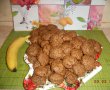 Desert cookies cu banane, unt de arahide si fulgi de ciocolata-12