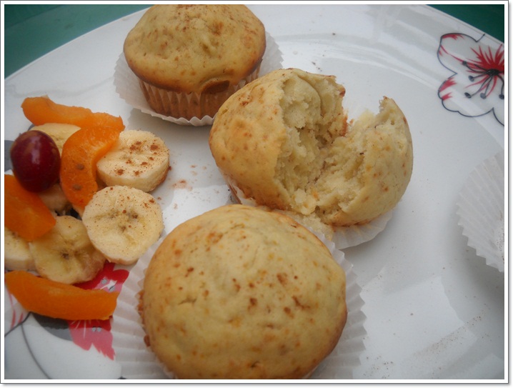 Muffins cu banane