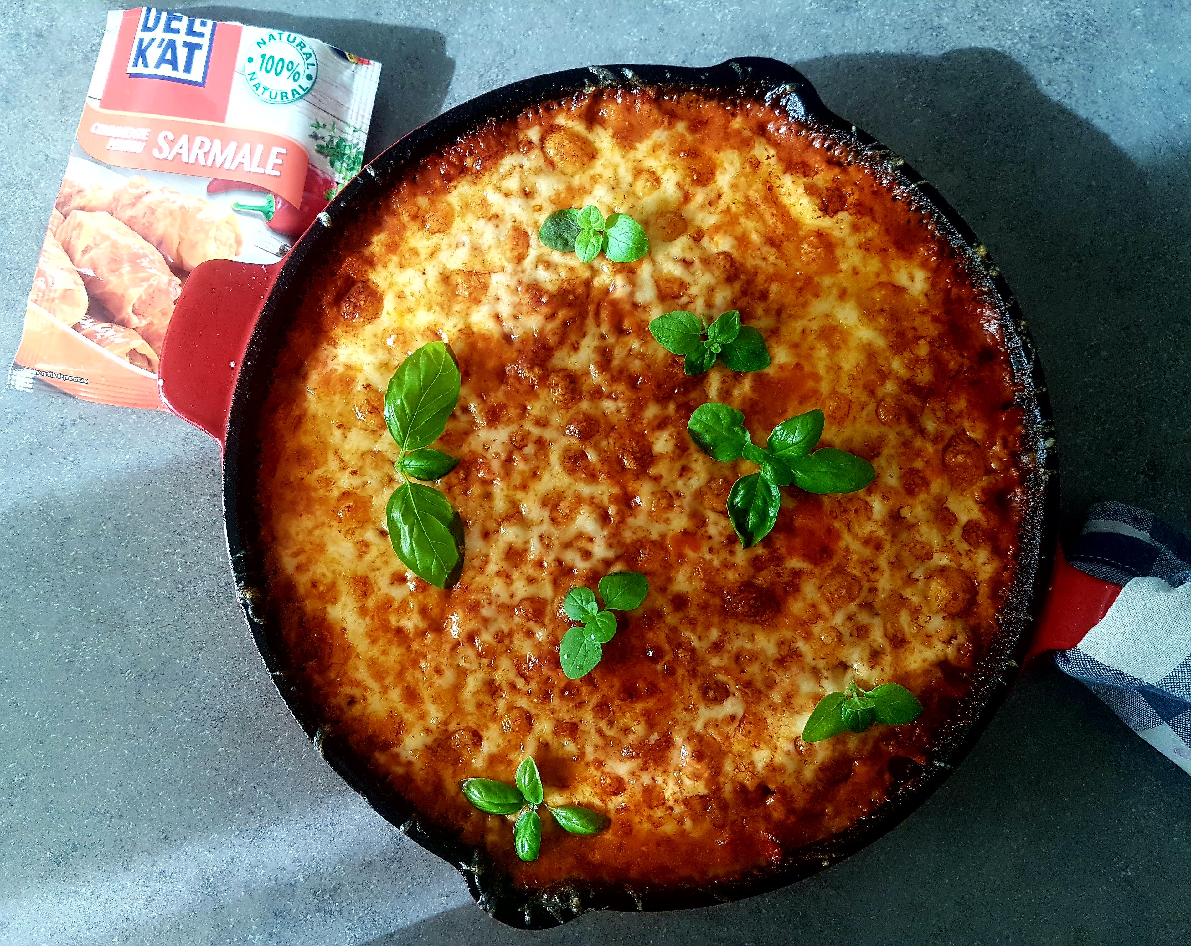 Risotto din quinoa la cuptor cu Delikat- Condimente pentru sarmale si branza Provolone