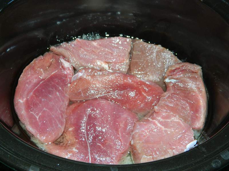 Friptura de vitel la slow cooker Crock-Pot