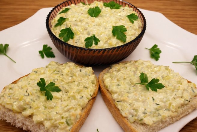 Fasole verde cu maioneza si usturoi