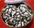 Desert fursecuri cu ciocolata (Chocolate crinkles)-7