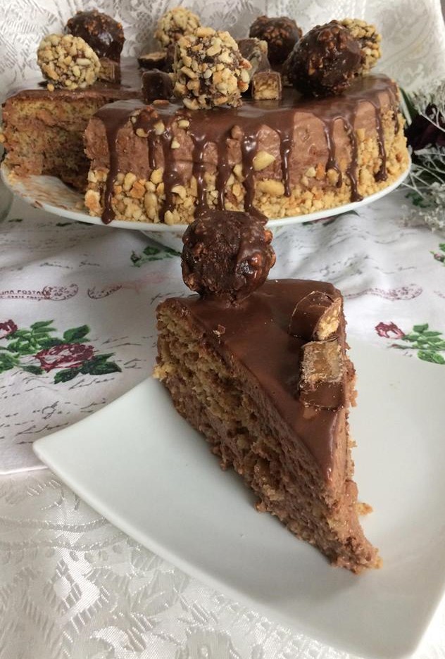 Tort Ferrero Rocher (1300 de retete)