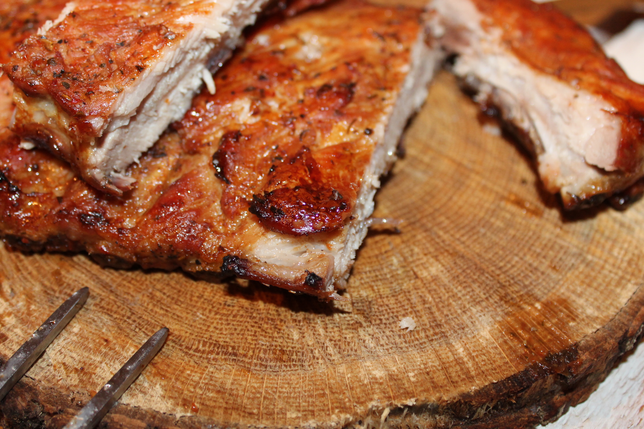 Coaste de porc glazurate