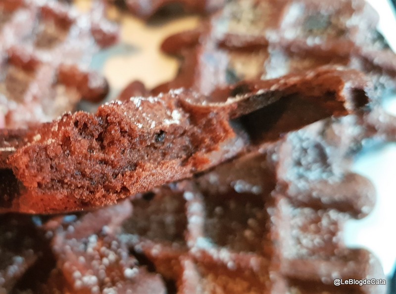 Desert vafe brownies / Gaufres de casa cu ciocolata