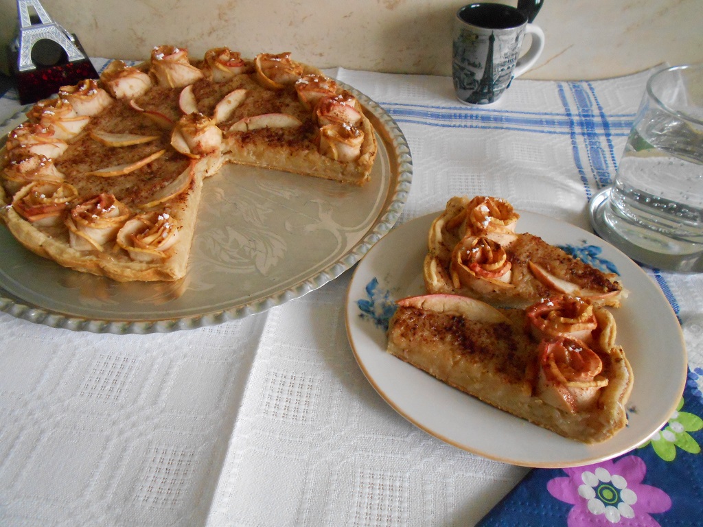 Desert tarta normanda cu mere