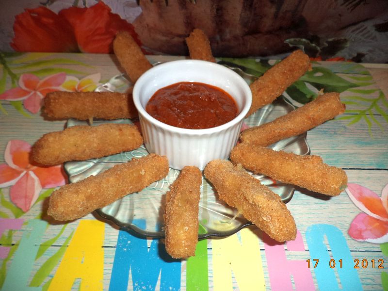 Aperitiv mozzarela sticks