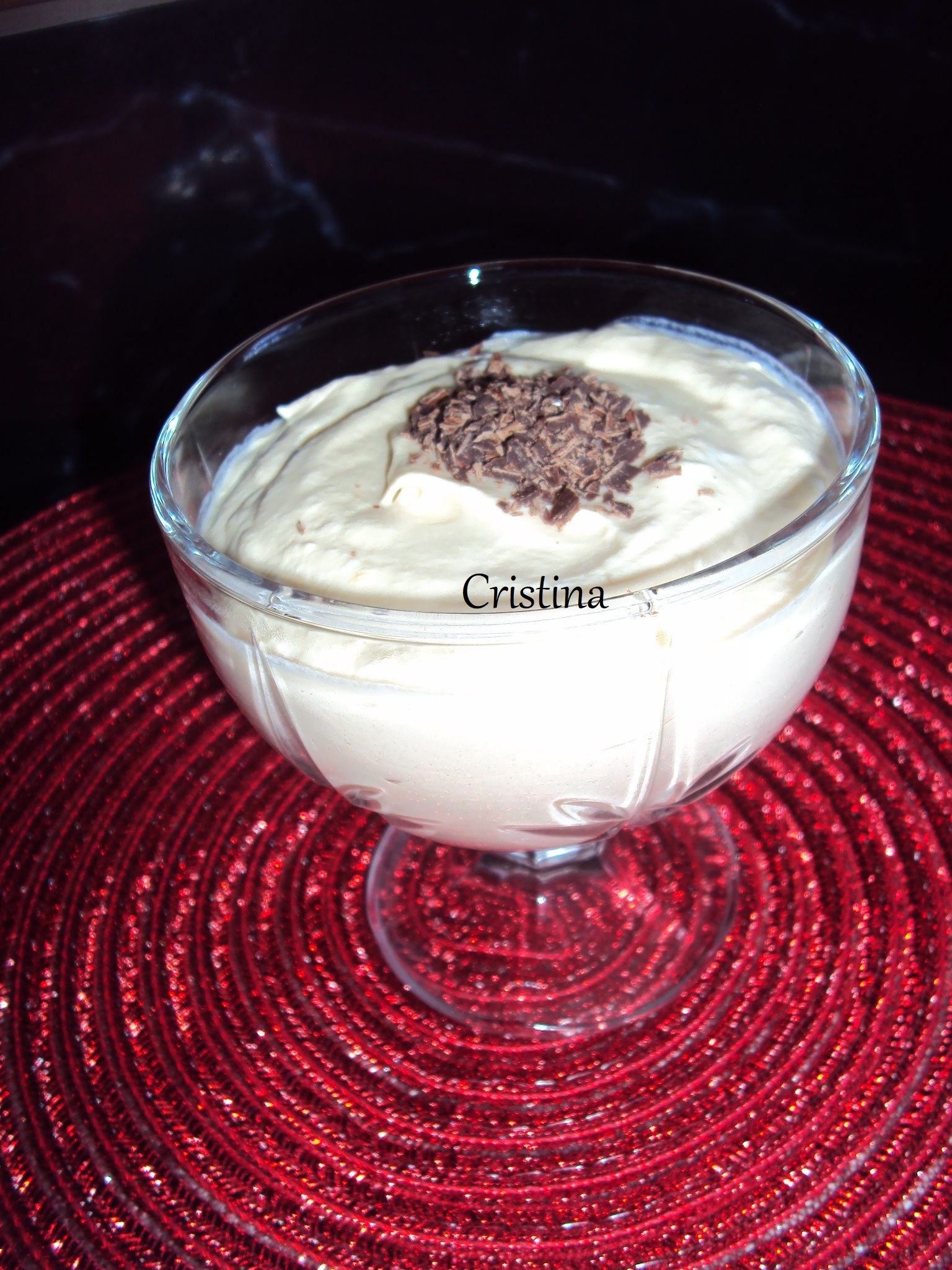 Desert mousse de caramel
