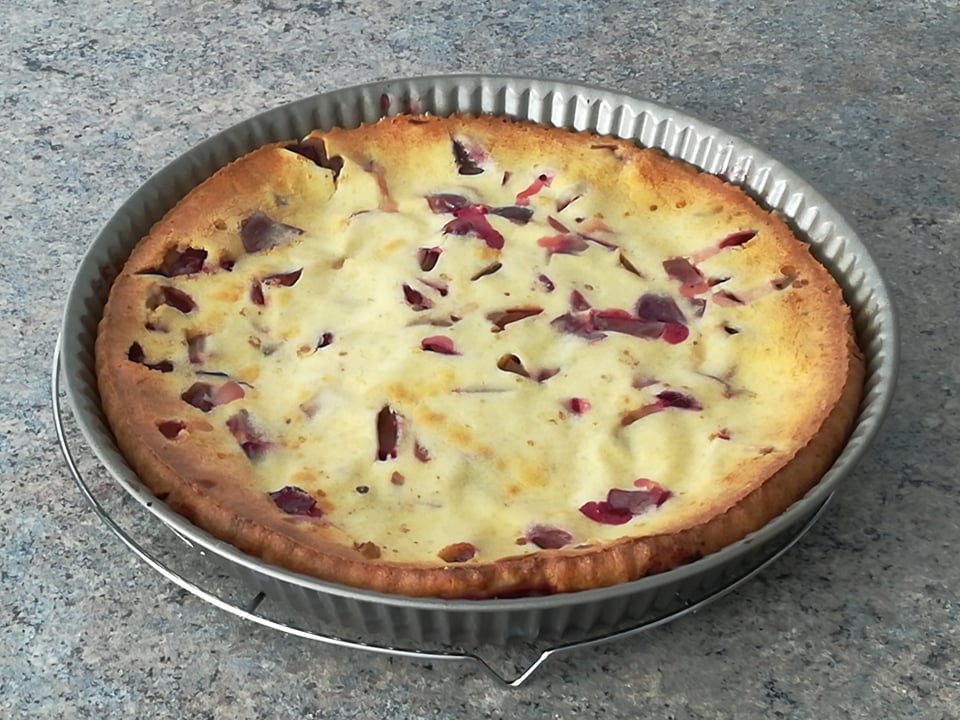 Desert clafoutis cu prune