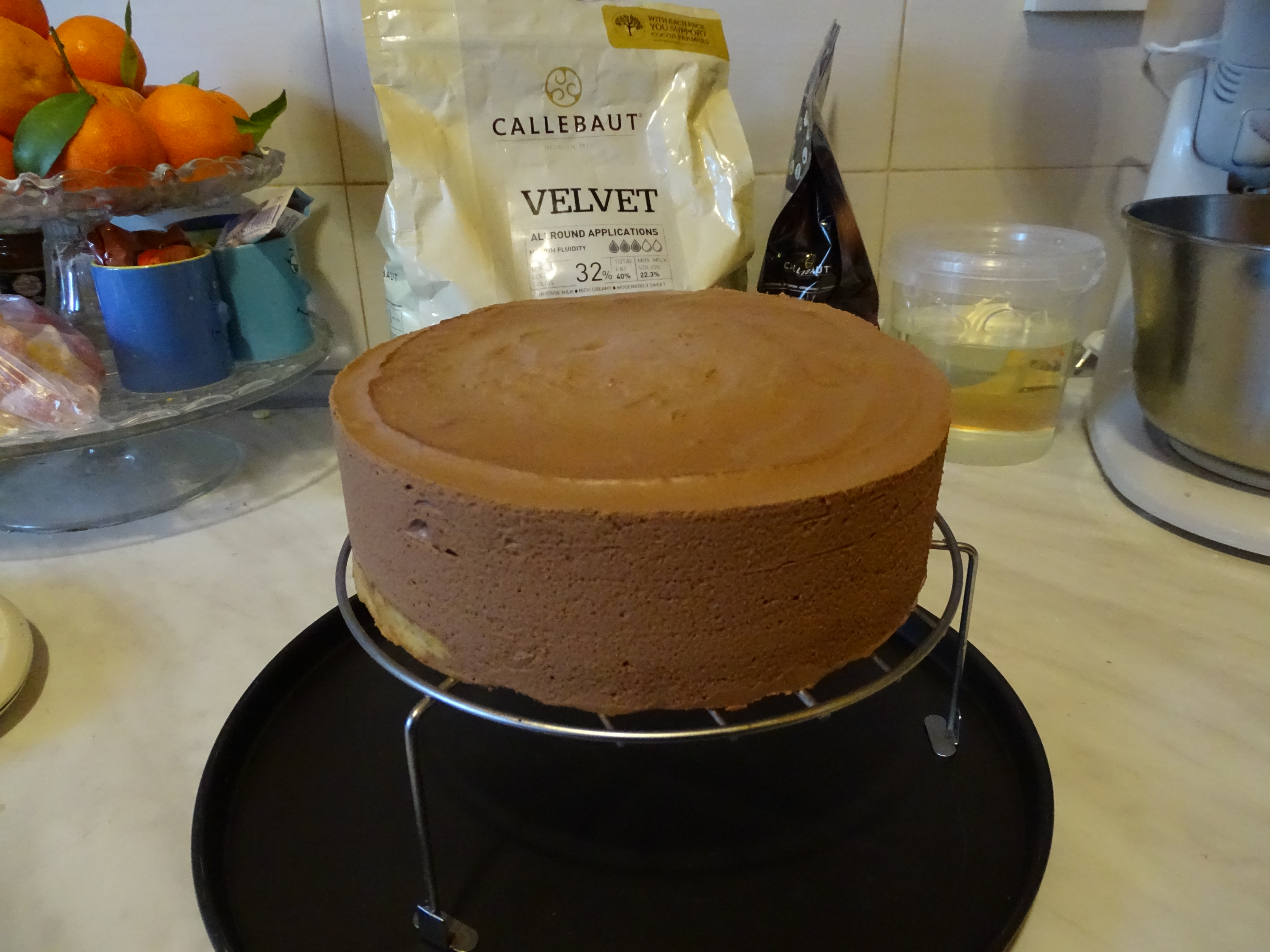 Desert tort Omul de Zapada, entremet cu ciocolata