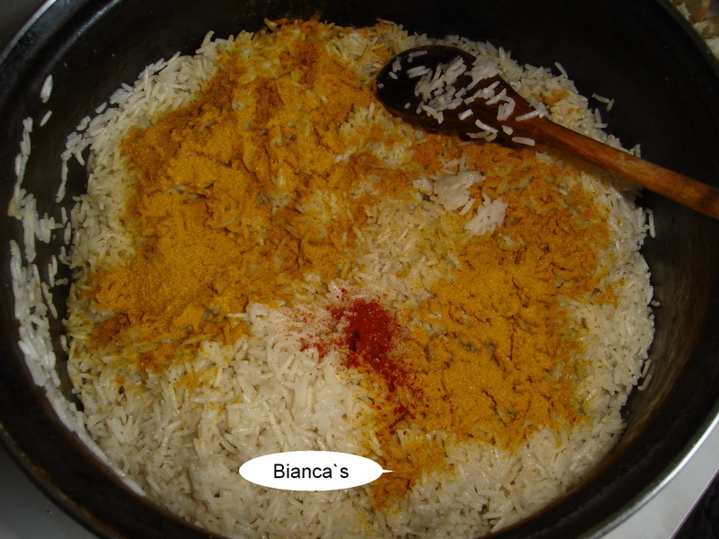 Orez Biryani (Biryani rice)