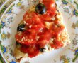 Pizza la tigaie, cu ciuperci, branzeturi si masline-0