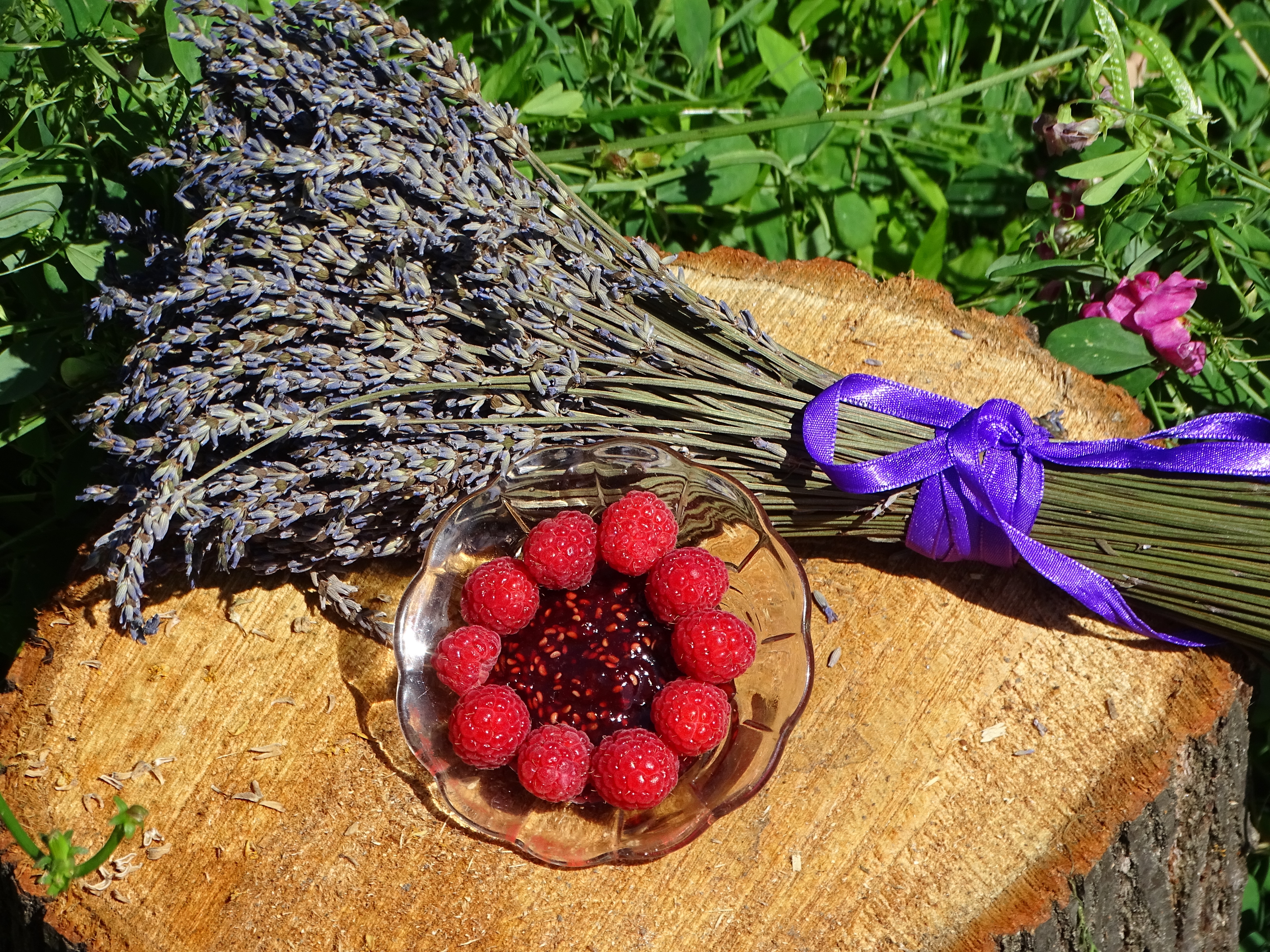 Gem de zmeura cu lavanda