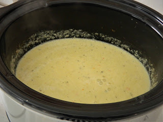 Supa crema de gulii cu praz si cartofi la slow cooker Crock Pot