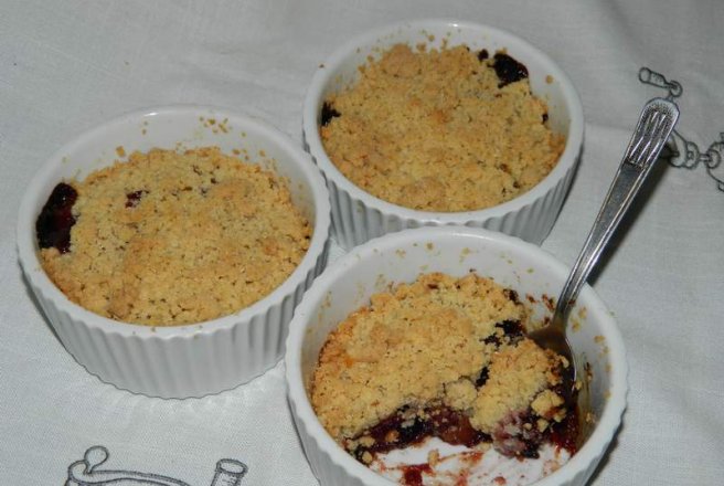 Desert crumble cu prune