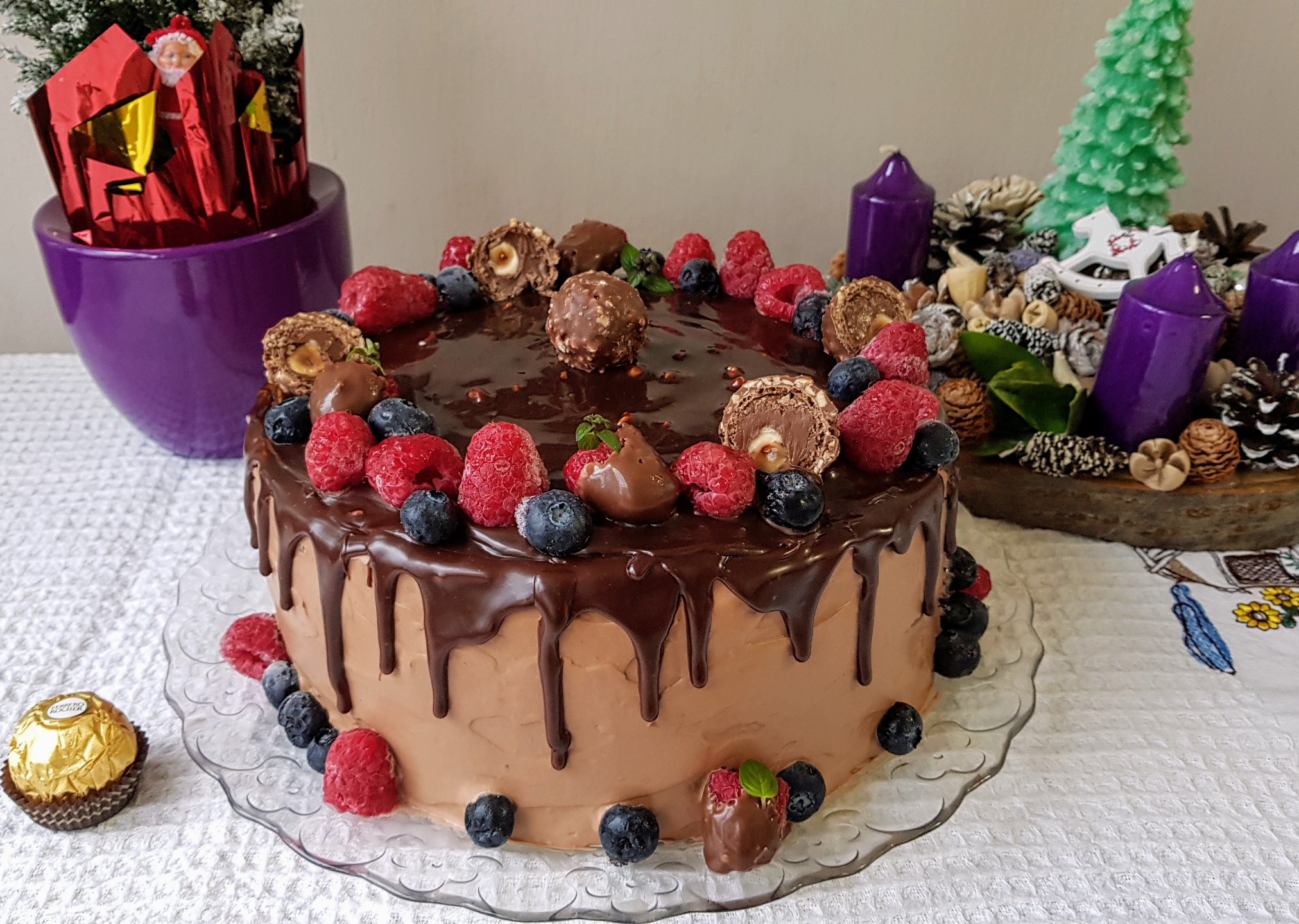 Desert tort Rocher, cu fructe