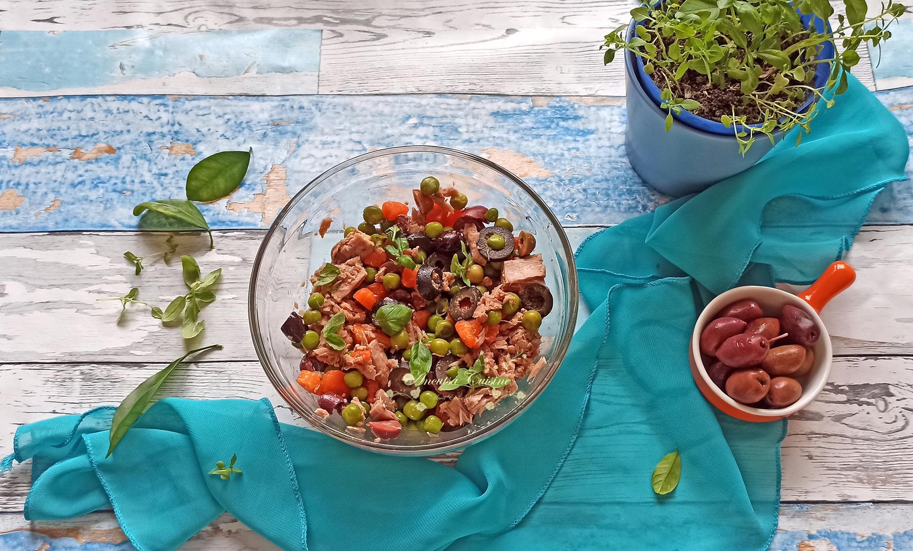 Salata cu ton, in stil mediteranean