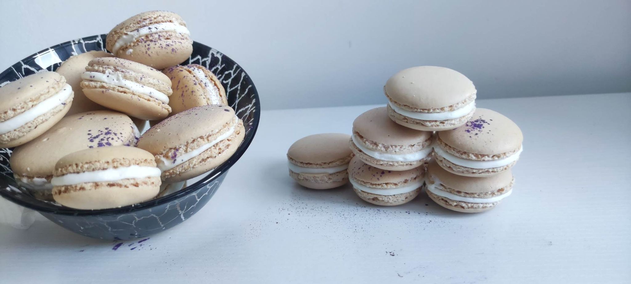 Desert macarons cu vanilie