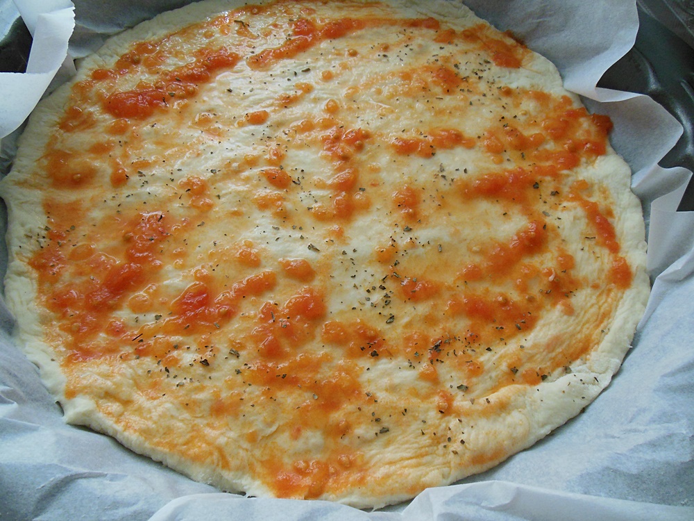 Pizza cu chorizo