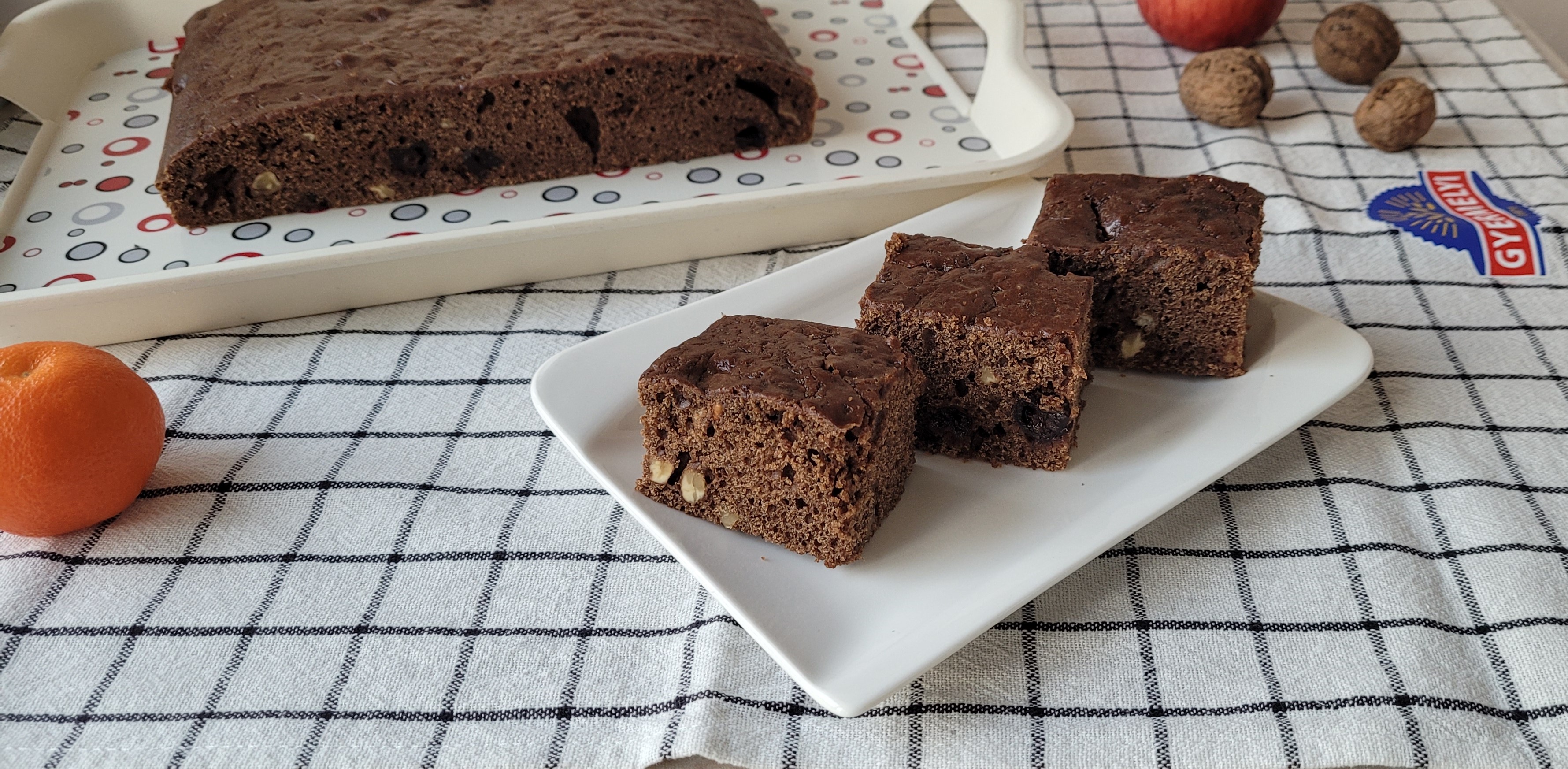 Desert negresa cu halva, de post