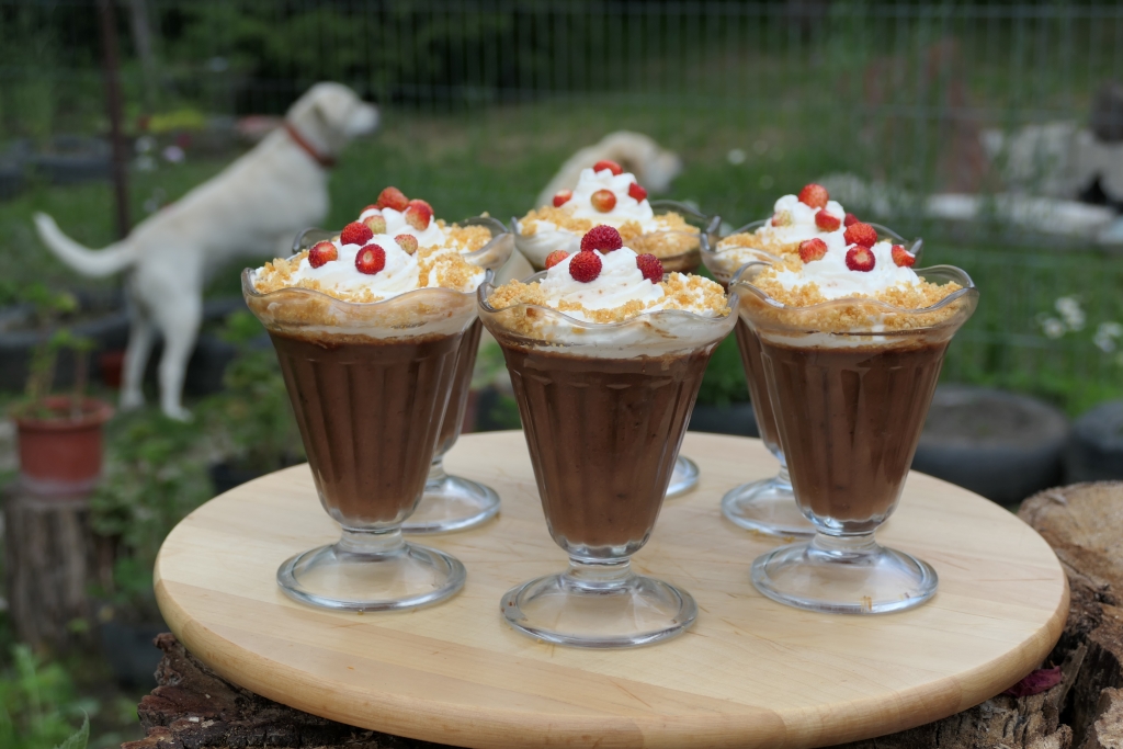 Desert la pahar cu ciocolata, banane si alune - Reteta delicioasa si rapida