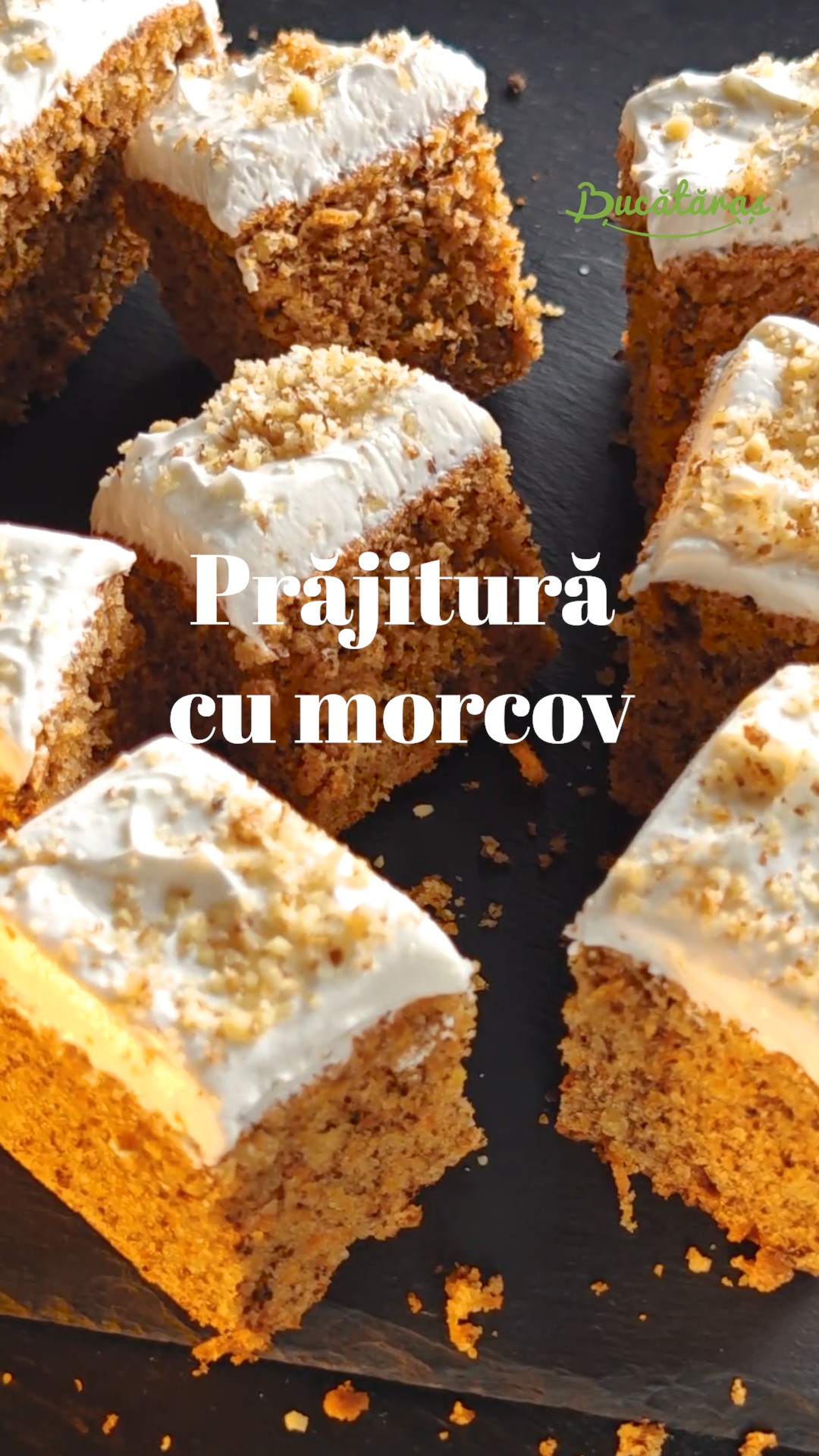 Prăjitură cu morcovi și nuci - Deliciu aromat și pufos