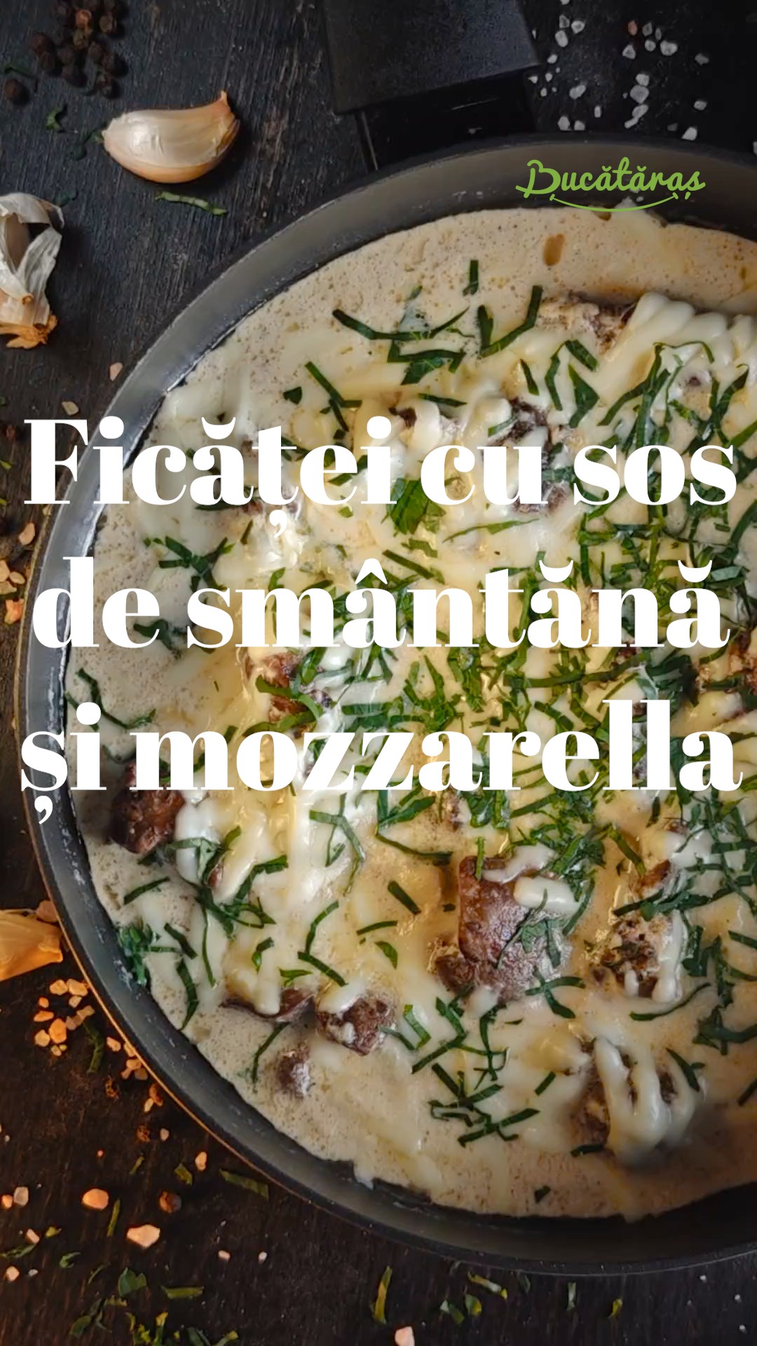 Ficăței cu smântână și mozzarella - Savoare și gust într-un preparat excelent