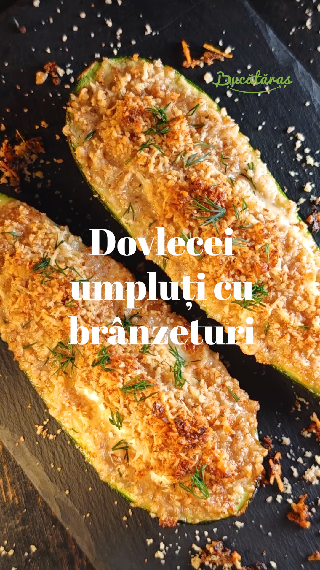 Dovlecei umpluți cu brânzeturi - Gustarea rapidă și delicioasă