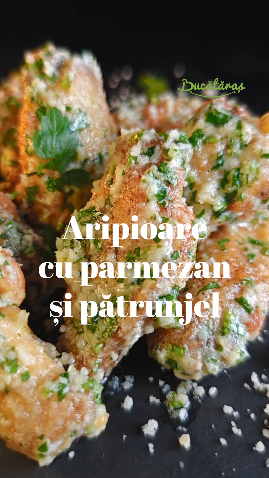 Aripioare de pui cu unt și parmezan - Delicioase și aromate