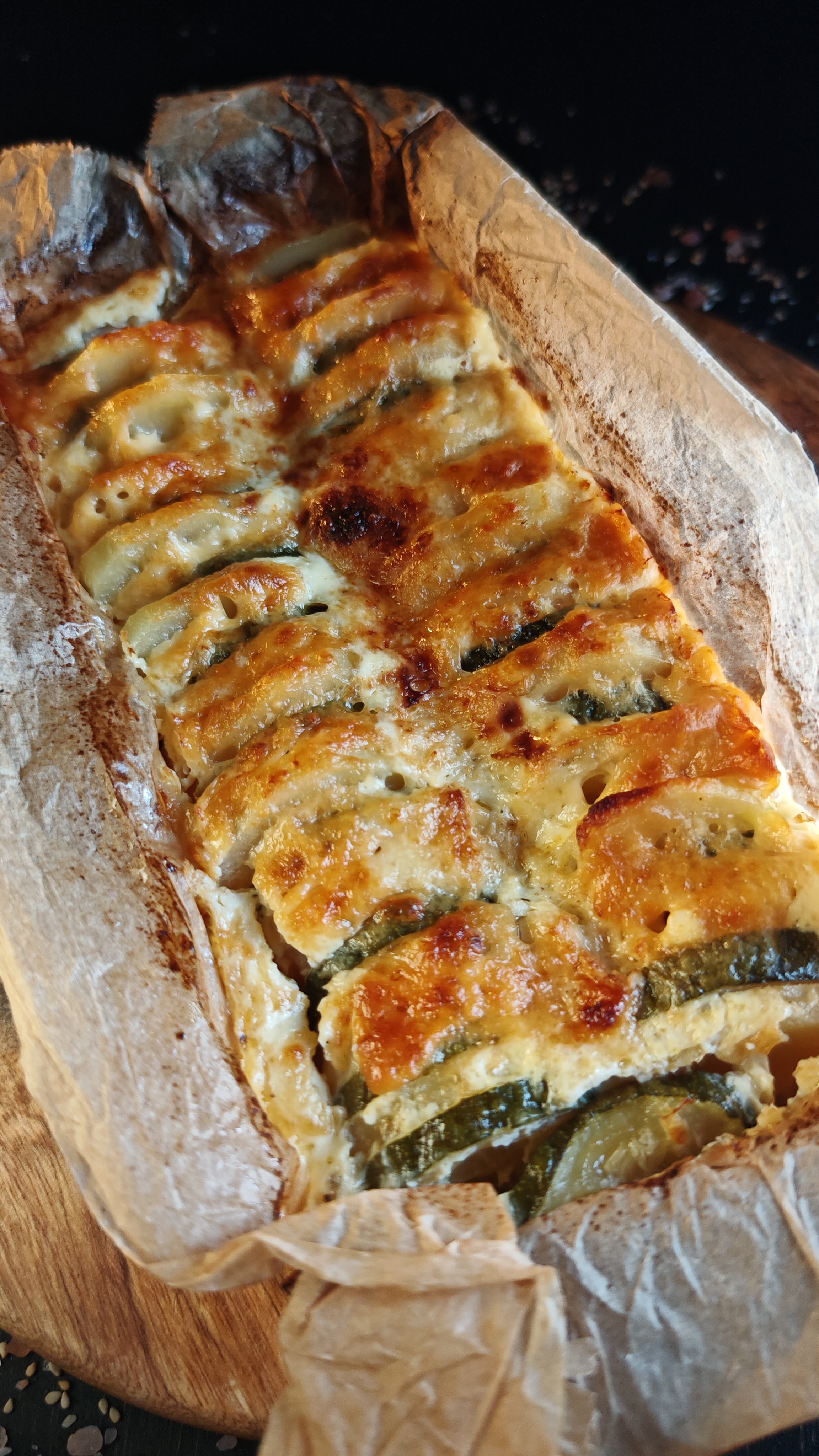 Dovlecei gratinați la cuptor - Rețeta ușoară și gustoasă