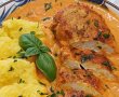 Piept de pui cu sos de ardei copti si smantana-0