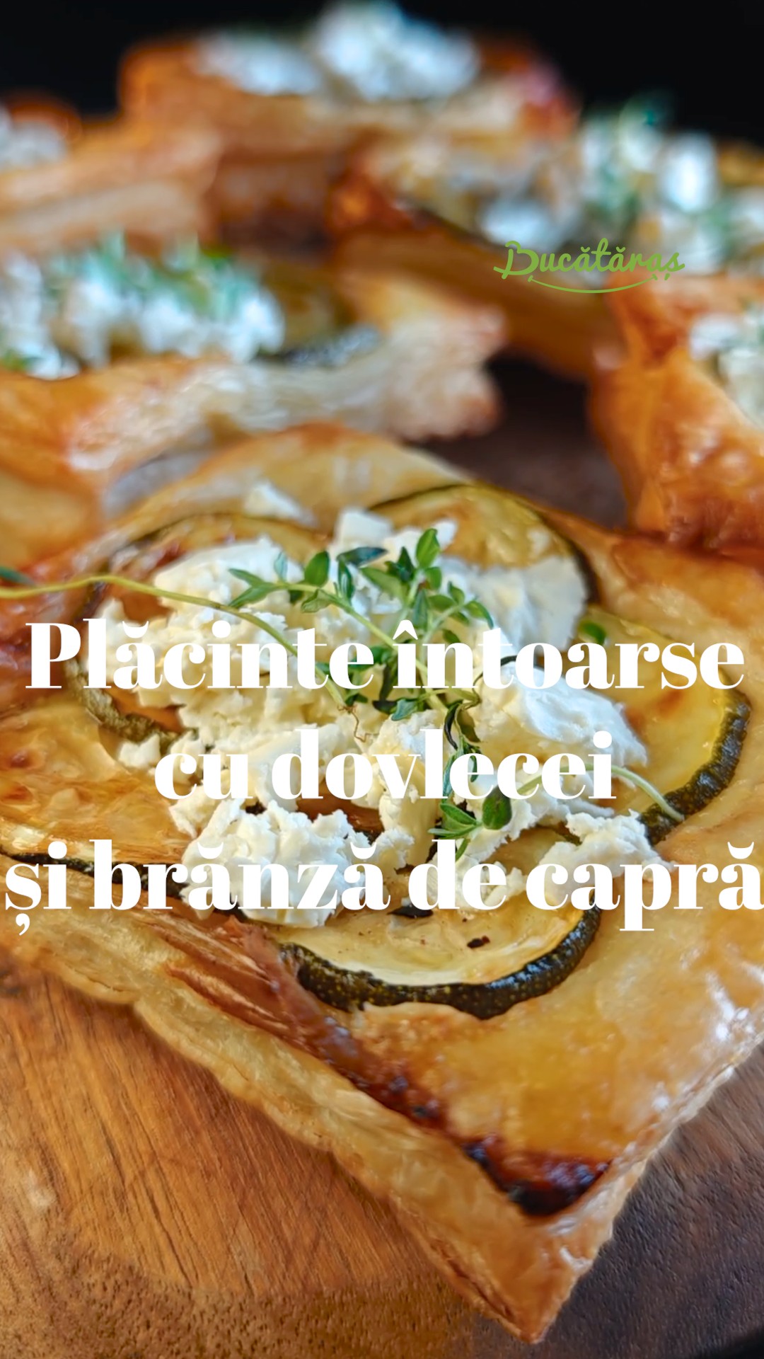 Plăcinte întoarse cu dovlecei și brânză de capră - Rapide și grozav de gustoase