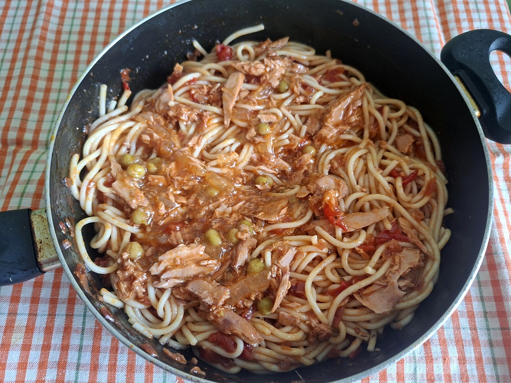 Spaghete cu ton - Reteta simpla si gustoasa