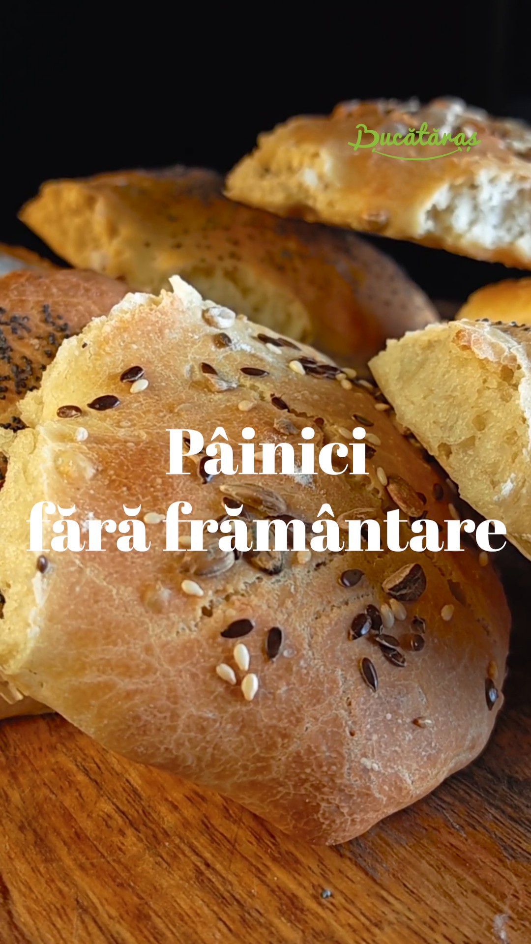 Pâinici fără frământare - Super simple și gustoase