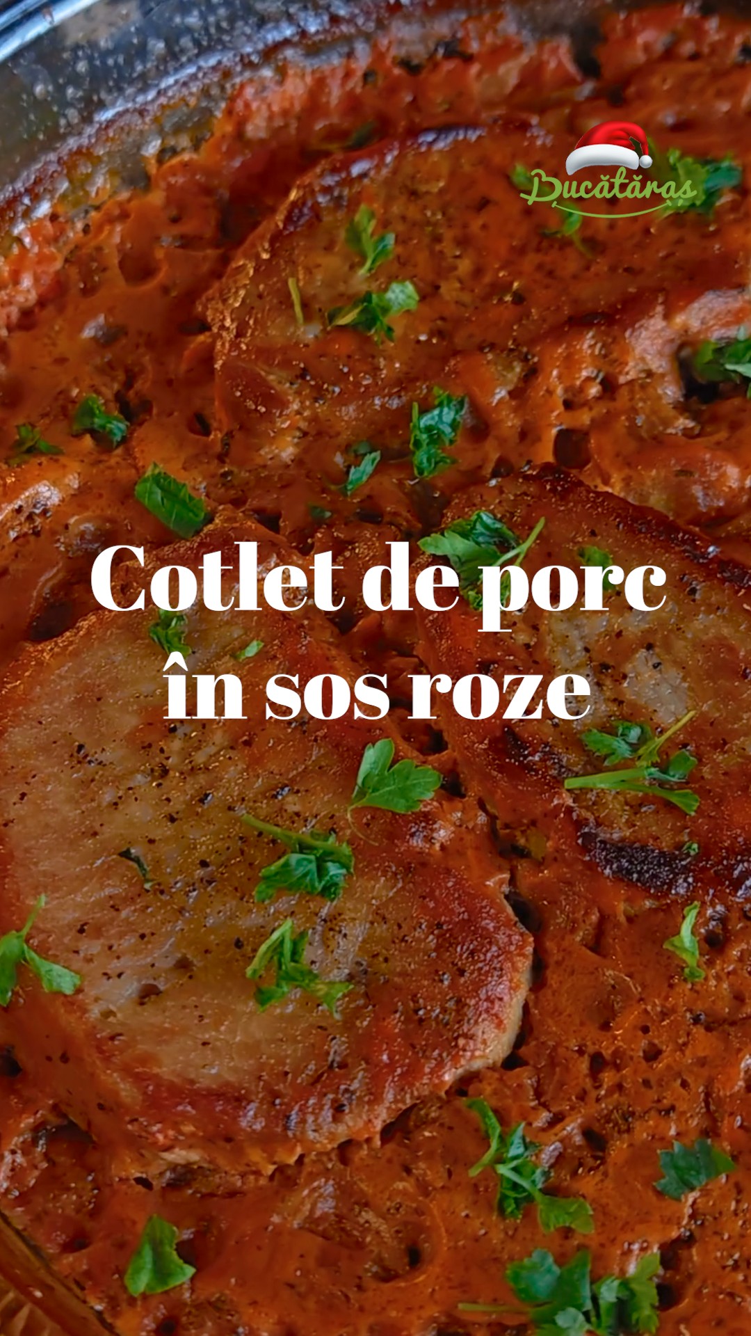 Cotlet de porc în sos roze - Simplu, rapid și plin de savoare